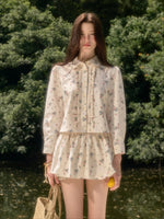Mediterranean Floral Skort Set