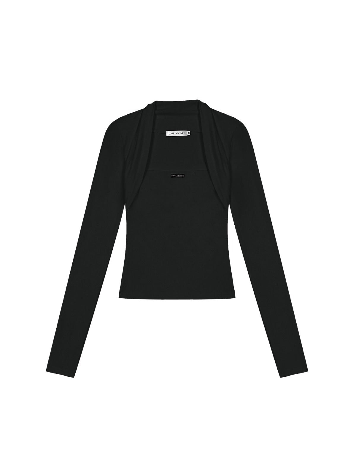 Layered Bolero Long Sleeve Top