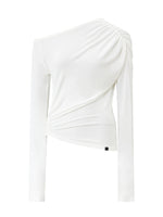 Ruched Off Shoulder Top