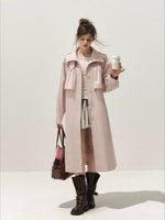 Pleated Trench Coat