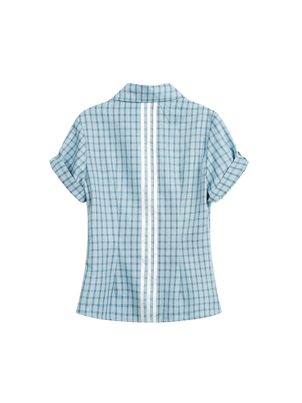 Plaid Slim Short Sleeve Shirt