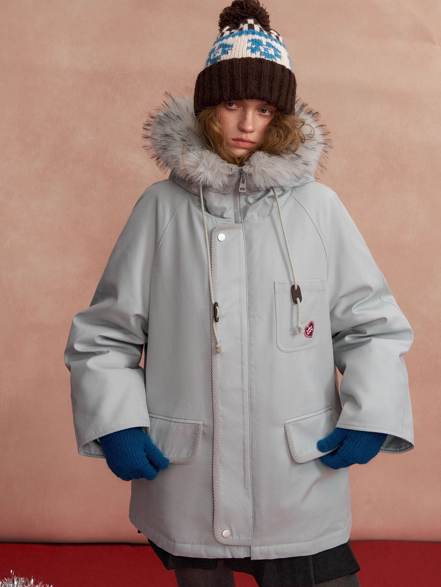 Hooded Utility Down Parka