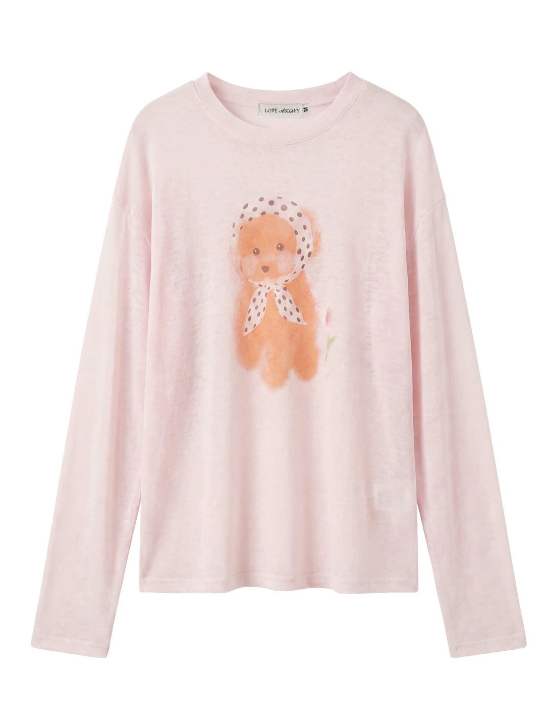 Dog Print Blouse