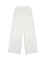 Linen Blend Wide Pants