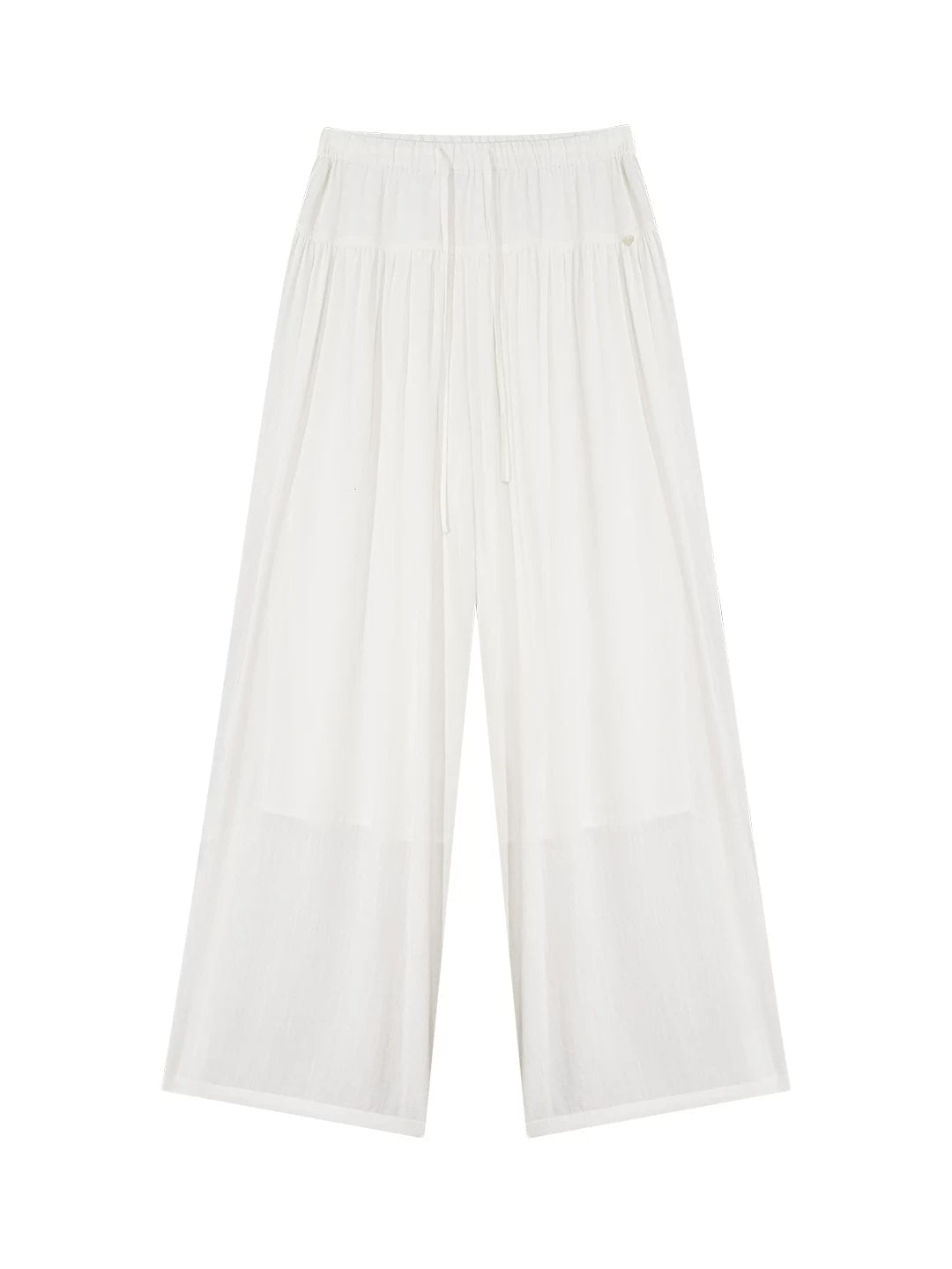 Linen Blend Wide Pants
