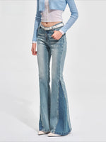 Equestrian Washed Flared Jeans