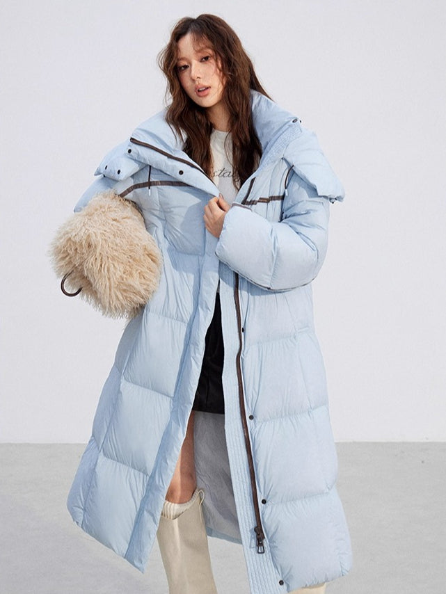 Hooded Long Down Coat