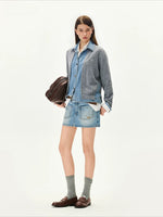 Nis Patchwork Knit Cardigan