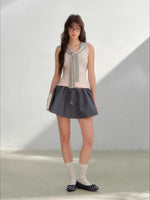 Pink Polka Sailor Knit Top