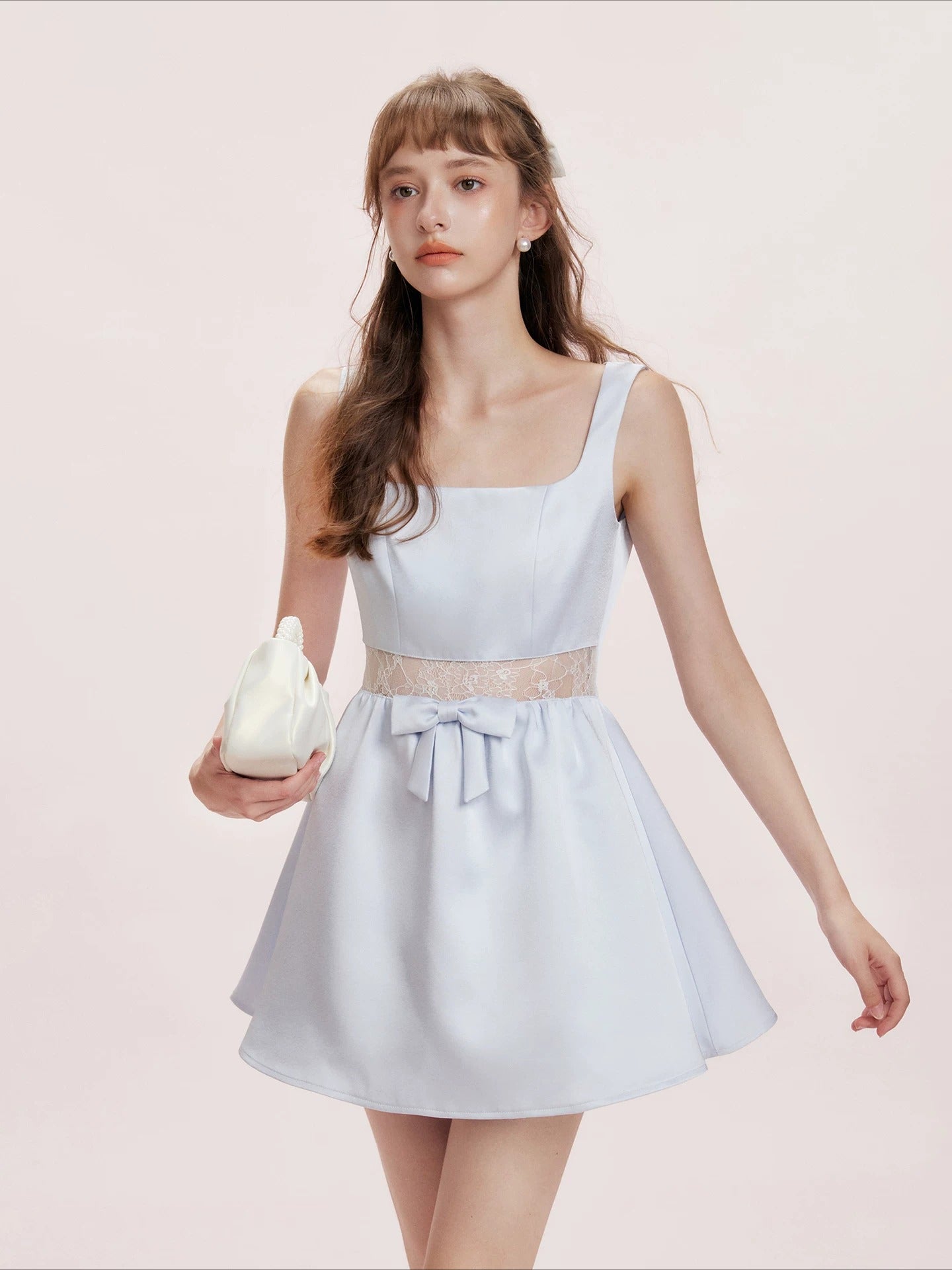 Satin Lace Dress