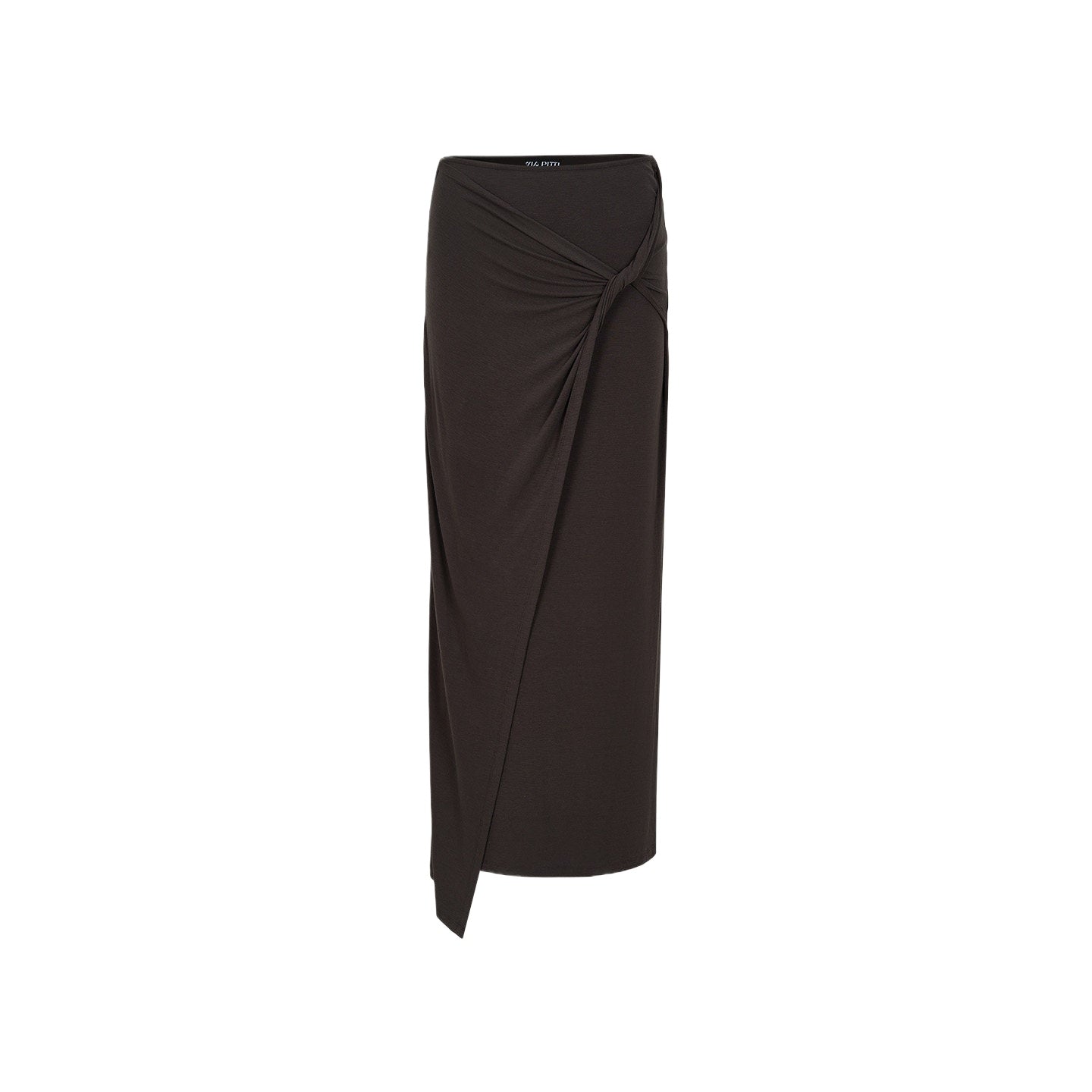Brown Twist Top &amp; Skirt Set