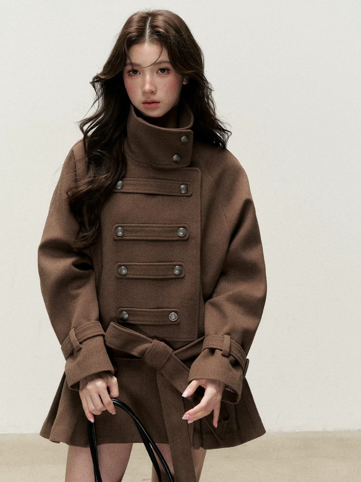 Napoleon Double-Breasted Wool Coat