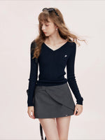 Bow A-Line Skirt