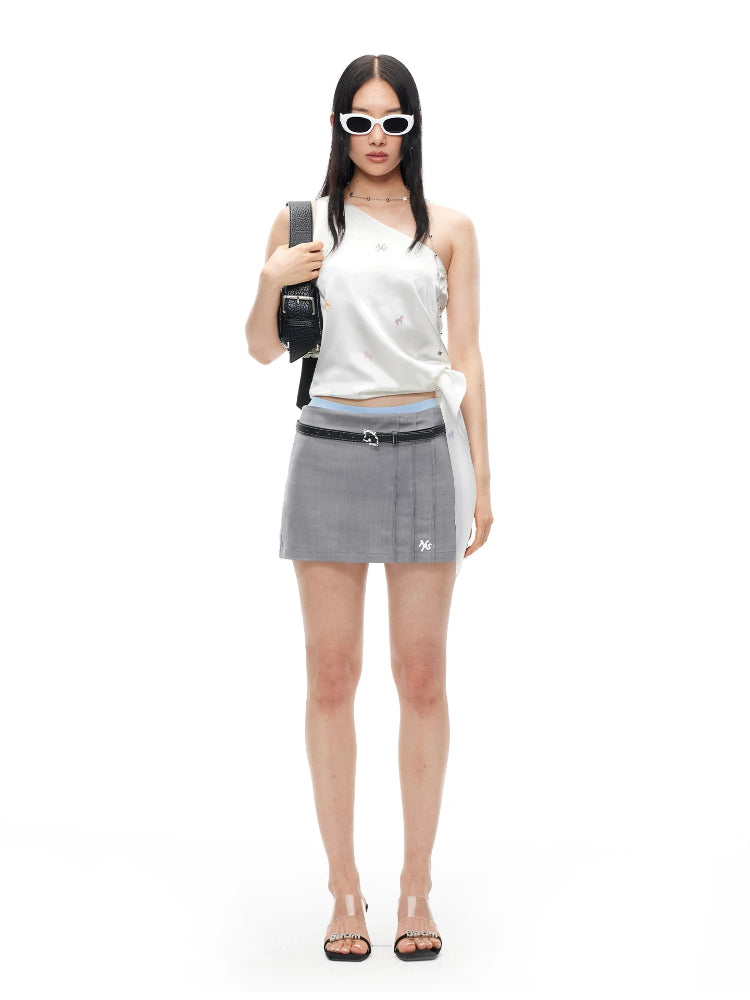 Pony Print Acetate Top