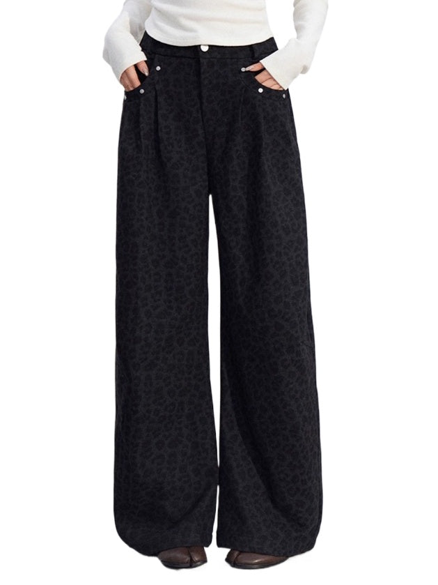 Wool Wide-Leg Pants