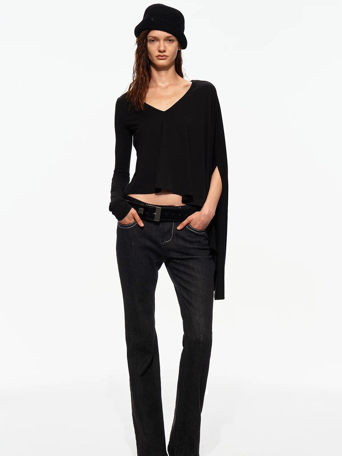 Geometric Straight Pants