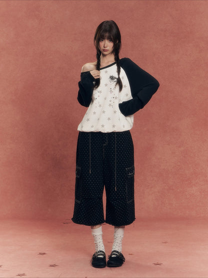 Diamond Tears Rhinestone Sweatshirt