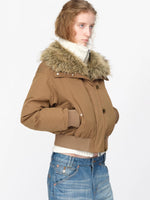Oversized Fur Collar Down Jacket