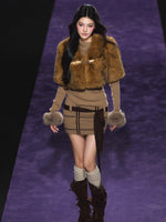 Faux-Fur Cape Vest