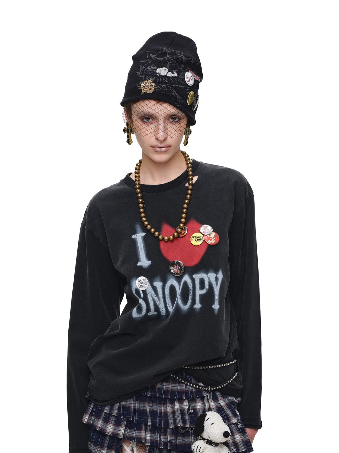 Vintage Printed Long Sleeve Tee