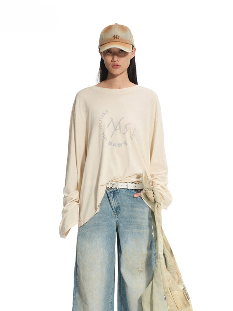 Vintage Washed Casual Loose T-Shirt