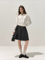 Peter Pan Collar Deer Reversible Shirt