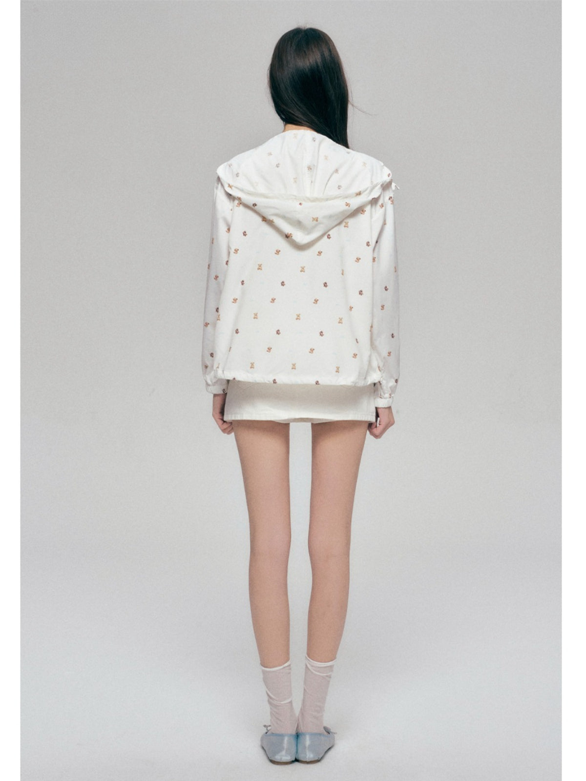 Bear Print Sun Jacket