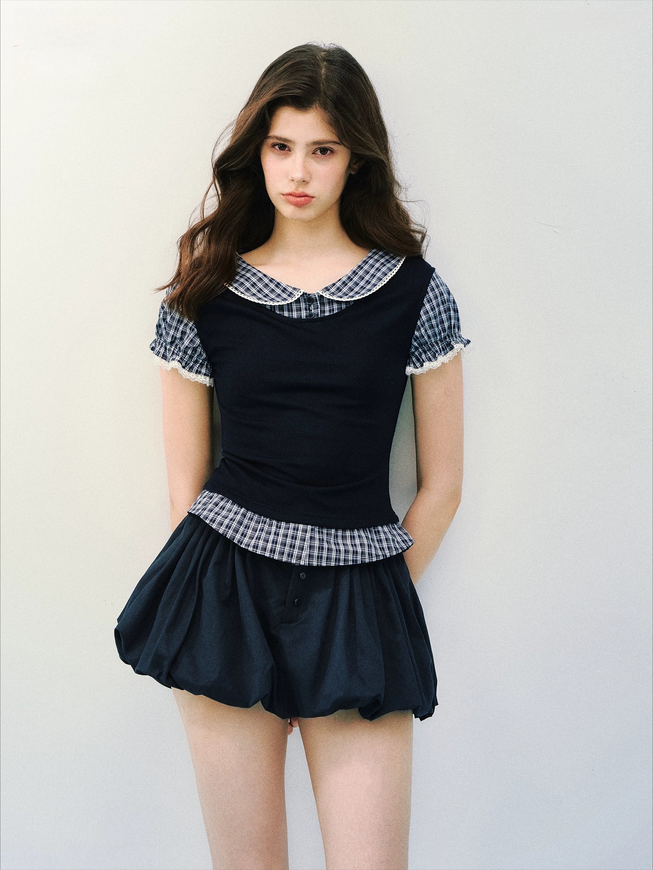 Tencel Wool Blend 2-in-1 Tee