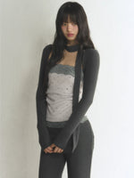 Lace Trim Bandeau & Shrug Set