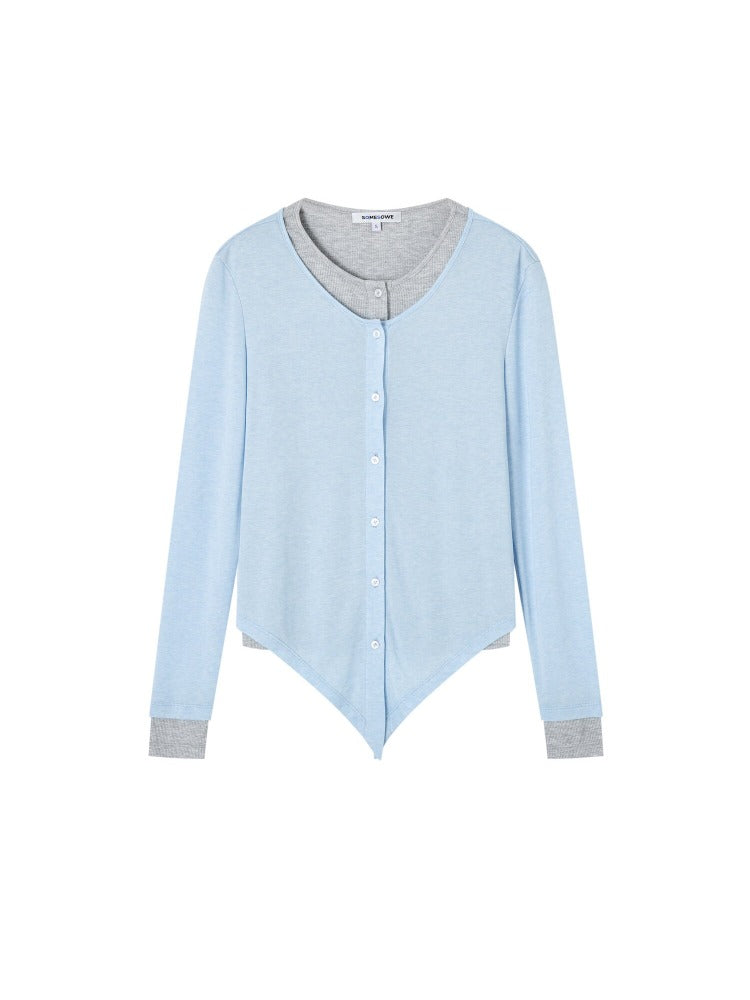Layered Tencel Wool Tee