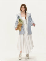 Lace Hooded Windbreaker