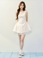 Satin Tulle Princess Dress