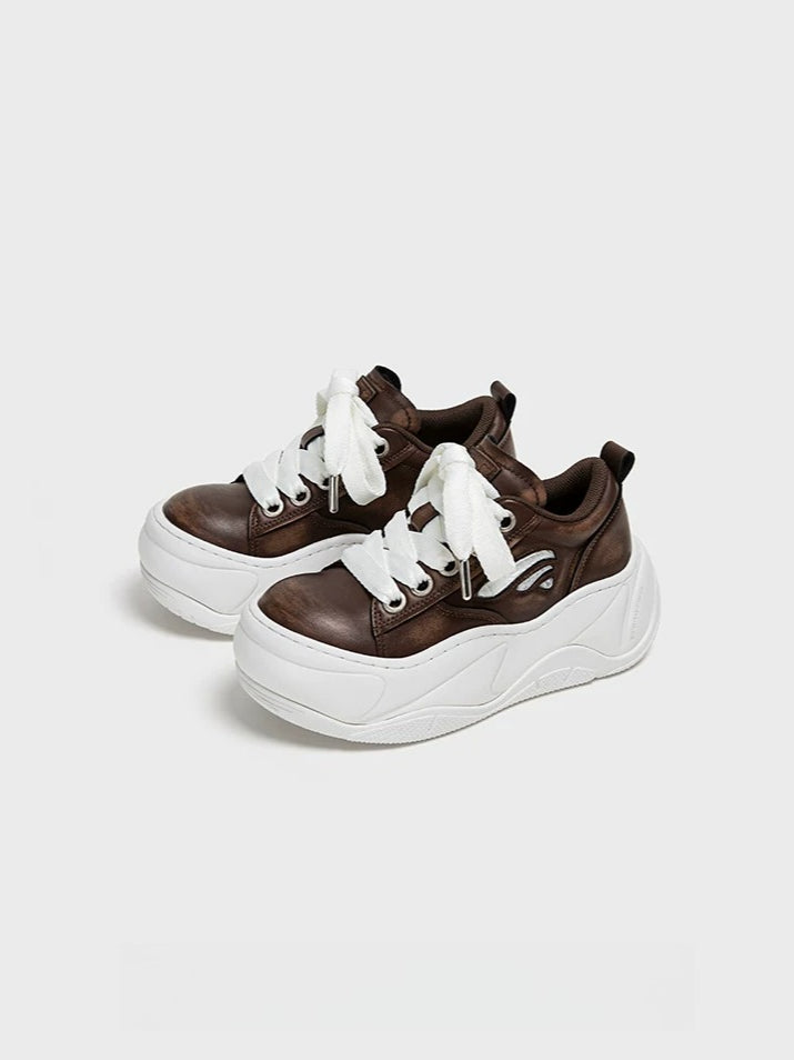 Retro Platform Sneakers