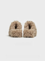 Teddy Platform Slippers