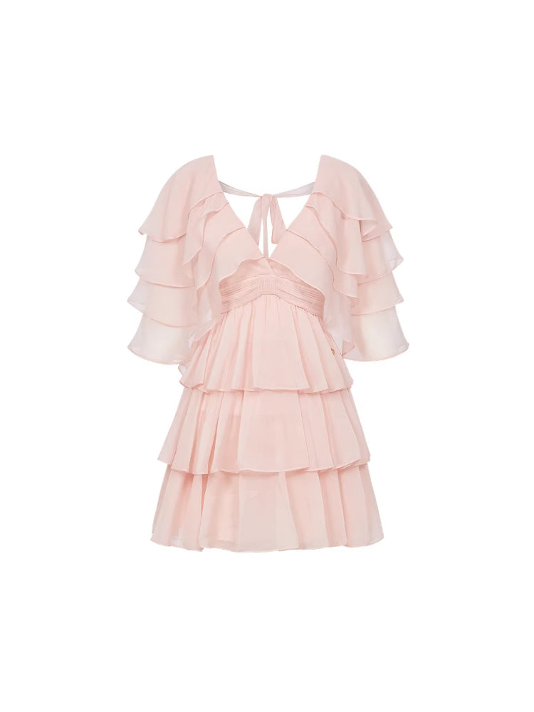 Levette Layered Chiffon Dress