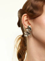 Heart & Pony Tassel Earrings