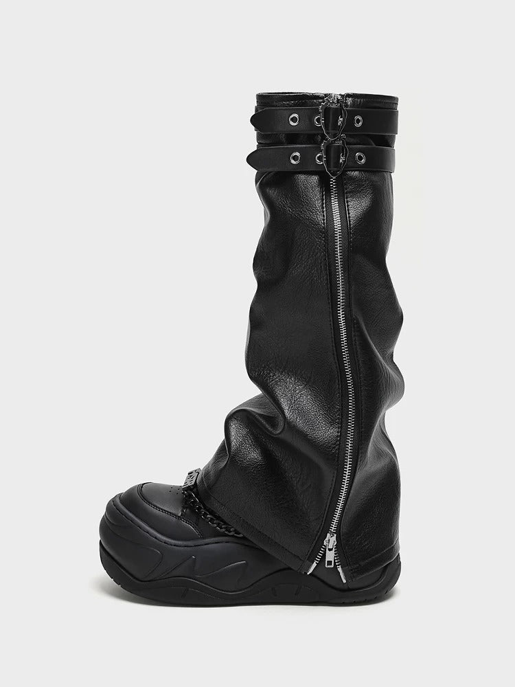 Leather Leg Warmers
