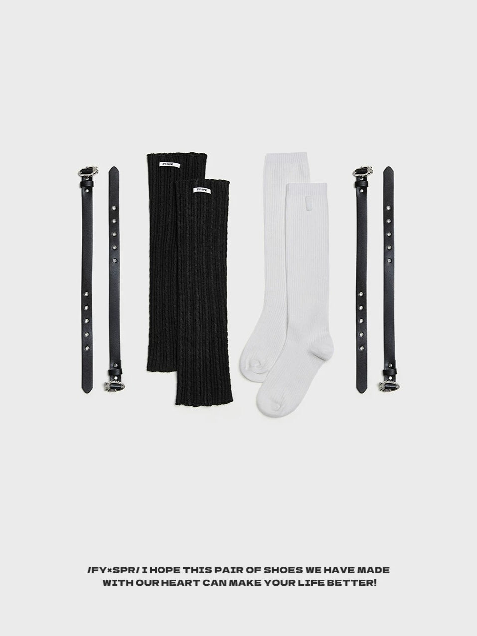 Knit Belt Leg Warmers