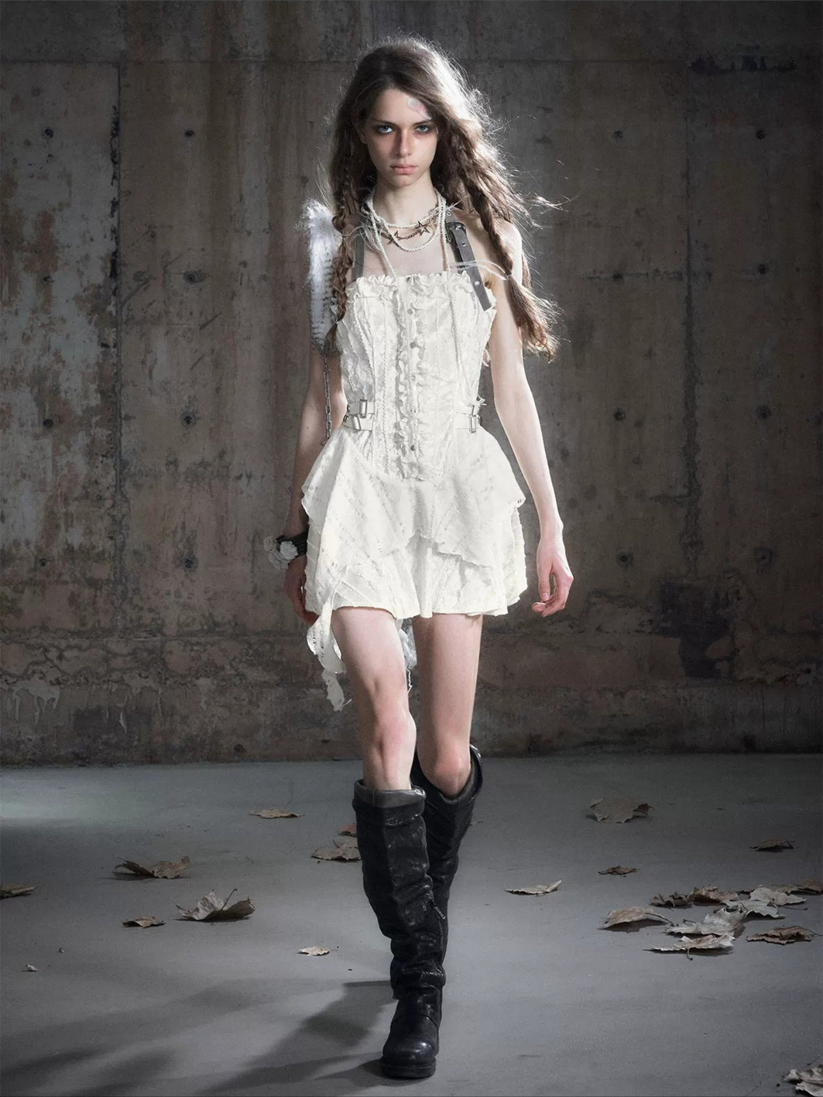 Velvet Halter Dress