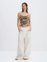 Camouflage U-Neck Tank