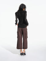 Detachable Strap Cargo Pants