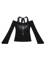 Punk Rivet Halter Neck Top