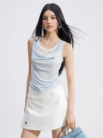 Lace Trim Tank Top