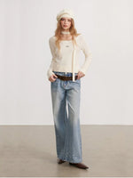 Reversible Cutout Knit Top