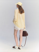 Letter Print Long Sleeve Top