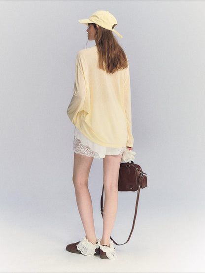Letter Print Long Sleeve Top
