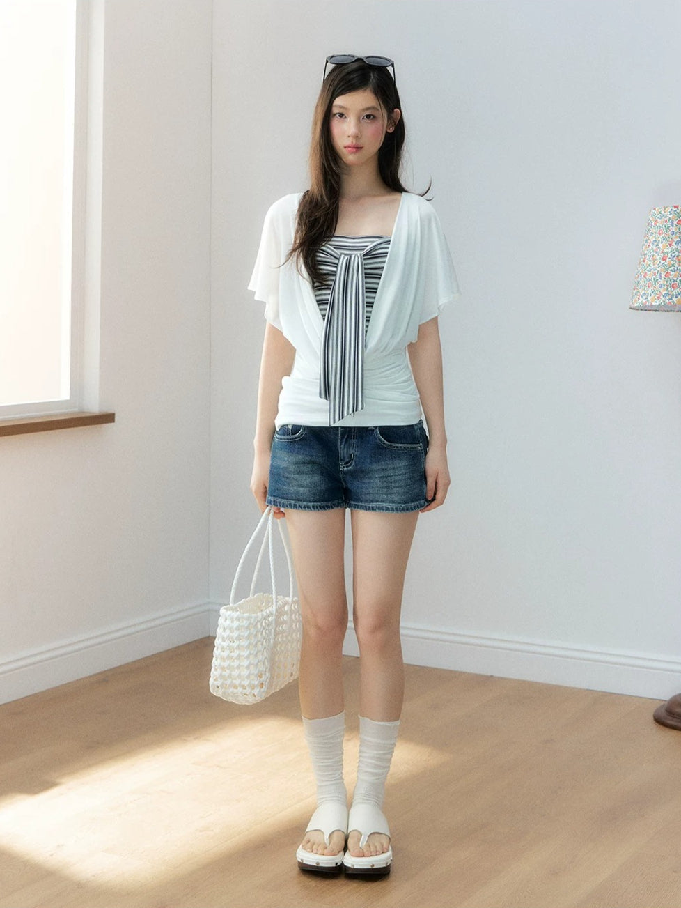 Lyocell Batwing Tube Top Set