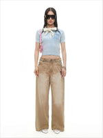 Beverly Wide Denim Pants