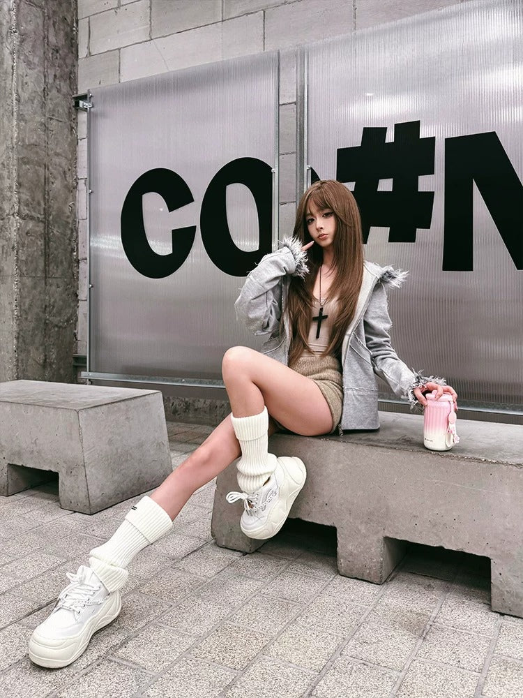 Chunky Wave Platform Sneakers