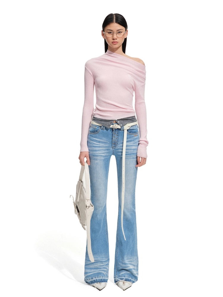 Neva Wool-Blend Knit Crewneck